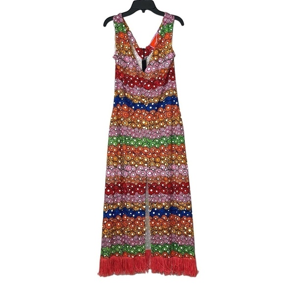 LA DoubleJ Crepe Jersey Stretch Midi Coverup Beach Dress in Pride Daisy size XS - Picture 5 of 16